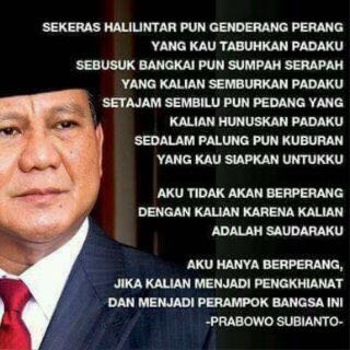 Prabowo : Situasi saat ini mirip Dengan Peristiwa ” Menjelang G30S PKI” Abad kini.