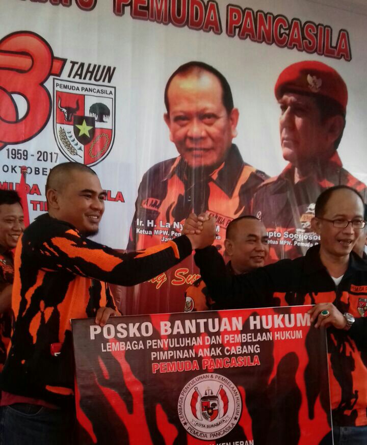 HUT.PP ke 58 , Ketua PAC Kenjeran ” Abdul Munhari Sambut Baik Posko Bantuan Hukum .