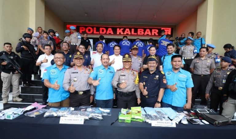 Jaringan Pengedar Narkoba Lapas Ditangkap Polda Kalbar, BNN, Bea Cukai