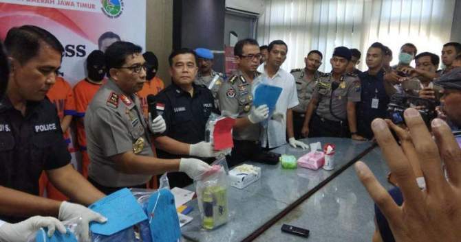 Polda Jatim Bongkar Jaringan Narkoba Antarpulau