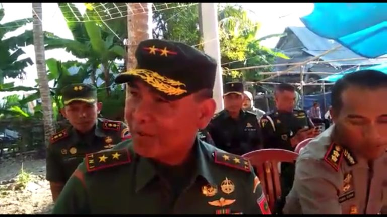 Pangdam XIV Hasanudin Puji Tim Satgas TMMD 102 Kep. Selayar Sulawesi Selatan