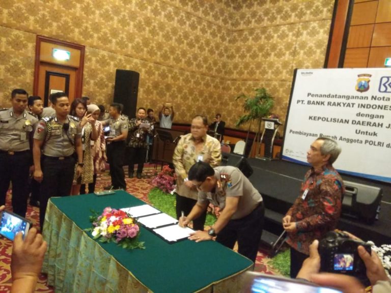 Kapolda Jatim MOU dengan BRI, Kesejahteraan Polri dan ASN Polri Untuk Mendapat Rumah