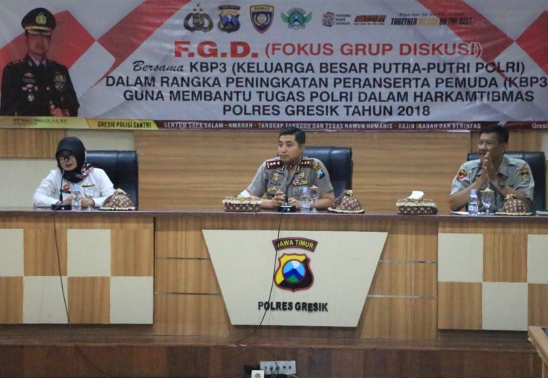 Kapolres Gresik Berikan Motivasi Saat Menggelar Forum Diskusi Dengan KBPPP