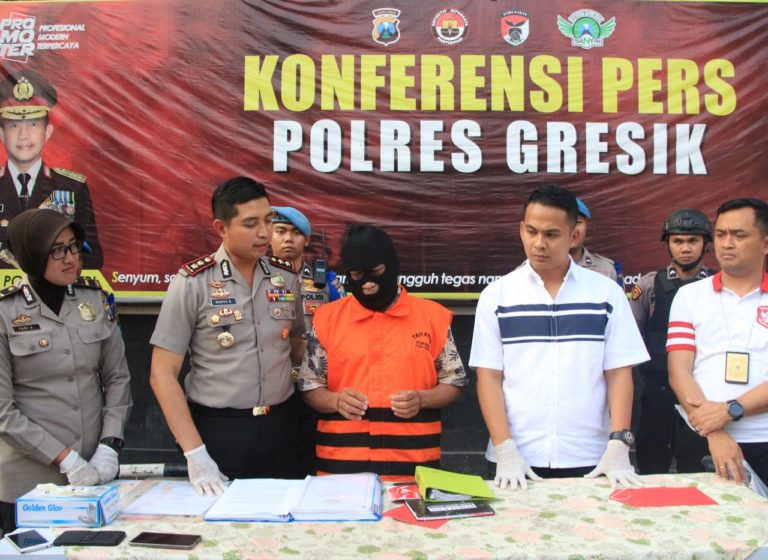 Kapolres Gresik Bongkar Kades Segoro Madu Lenyapkan Dana APBDES