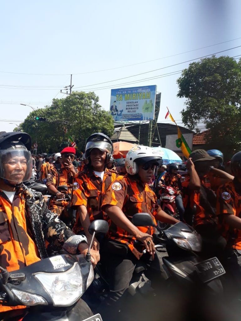 PEMUDA PANCASILA Kota SUROBOYO Hadir Dinginkan Suasana di Tengah Pro dan Tolak Deklarasi #2019GantiPresiden
