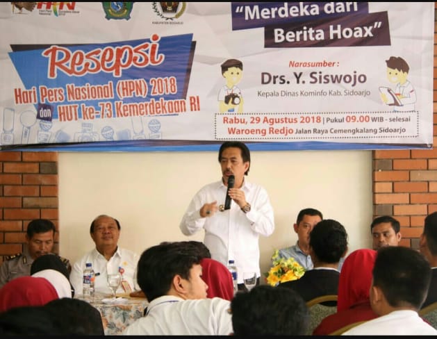 PWI dan Pemkab Sidoarjo Ajak Perangi Hoax