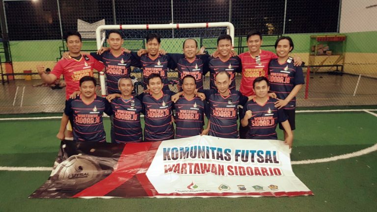 Mendapat Dukungan Dari Lapindo, Tim Futsal Pokja Wartawan Sidoarjo Yakin Meraih Juara