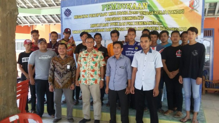 Disperinaker Bojonegoro Membuka Pelatihan dalam Menciptakan Wira Usaha Baru Tenaga Kerja Mandiri