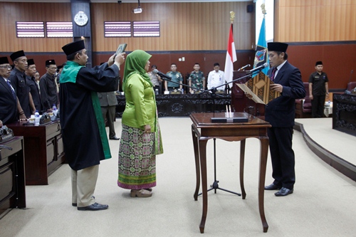 Sidang Paripurna Istimewa DPRD Kabupaten Blitar Pergantian Antar Waktu (PAW)