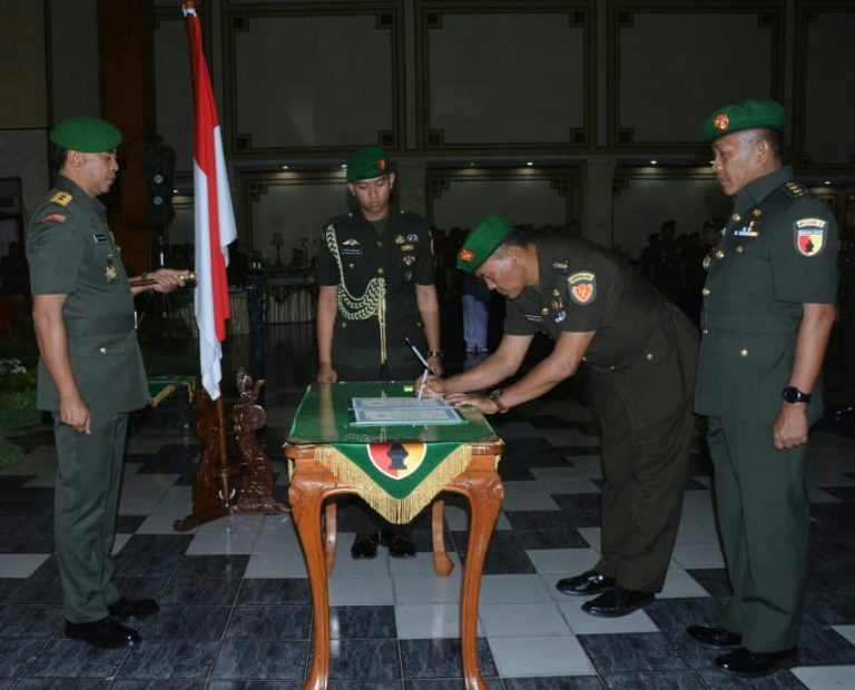 Pejabat Baru Kodam V/ Brawijaya Harus Mewujudkan TNI AD Yang Handal dan Profesional