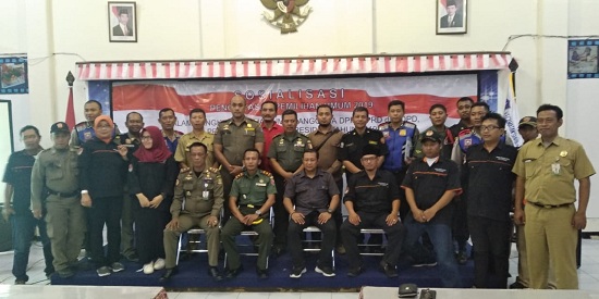 Sosialisasi Pengawasan Pemilu Tahun 2018 di Pendopo Kecamatan Sukolilo Surabaya