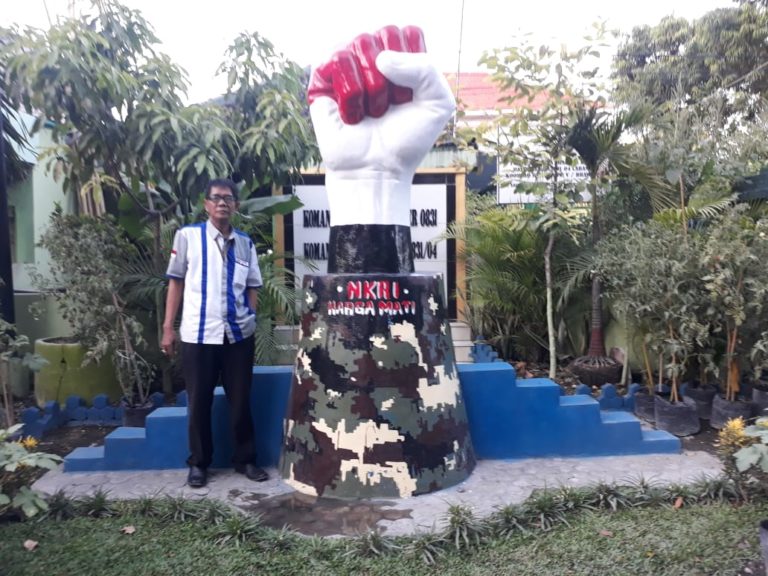 Awak Media Wirafokus Kunjungi Koramil Sukolilo 0831/04 Surabaya