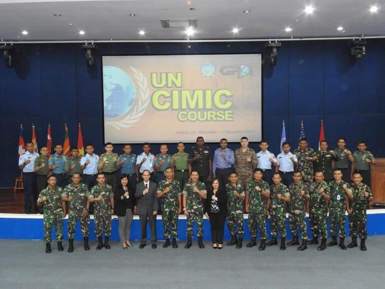 Kursus UN CIMIC Tahun 2018 Resmi Dibuka Komandan PMPP TNI