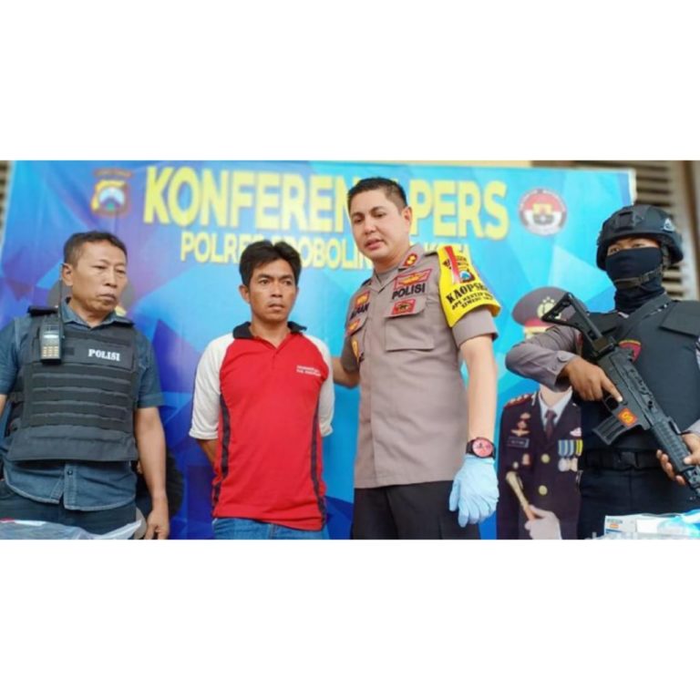 Satreskrim Polresta Probolinggo berhasil Menangkap Pelaku Pembacokan Temannya Sendiri