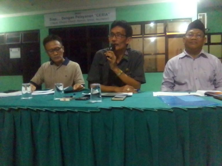 Sosialisasi Pelaksanaan Diskusi Usulan Pembangunan Skala Lingkungan (Musrenbang )