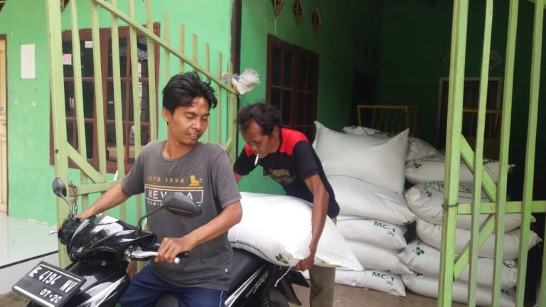 Dinas Sosial Berikan Bantuan Pangan Ternak dan Anak Ayam