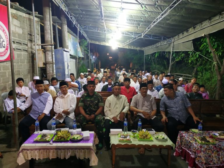 Babinsa Kalijudan Hadiri Kegiatan Pengajian  Maulid Nabi Muhammad SAW