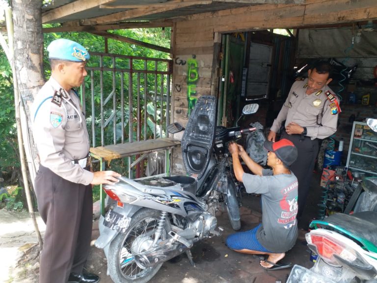 Kapolsek Sosialisasikan larangan Penggunaan Knalpot Brong Menjelang Pergantian Tahun