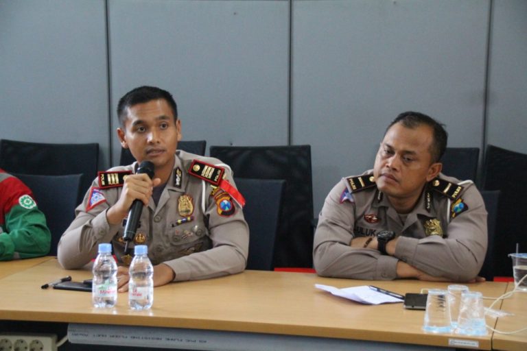 Sat Lantas Polres Bojonegoro Gelar Sosialisasi dan Pembinaan Driver Truk Proyek