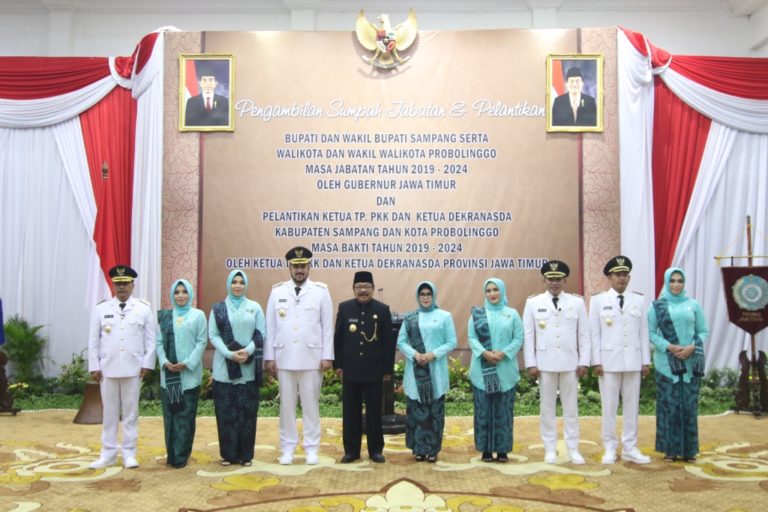 Gubernur Jatim Lantik Walikota Probolinggo dan Bupati Sampang,