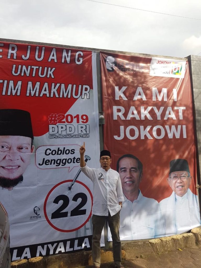 APK Jokowi Dibongkar Panwas, La Nyalla Academia Protes Keras