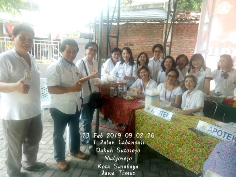 Ulang Tahun Ke 25 SEP ( Sentra Evangelisasi Pribadi ) St. Yohanes Penginjil Surabaya Gelar Baksos Gratis