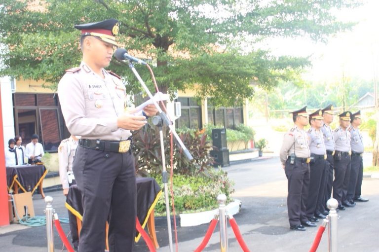 Kapolres Ajak Anggota Untuk Menjadikan Tribrata dan Catur Prasetya Sebagai Landasan Dalam Bekerja