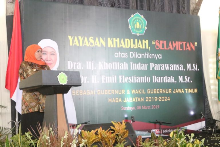 Gubernur Khofifah Indar Parawansa: Mohon Doa dan Pangestu Dalam Proses Kepemimpinan Menjadi Gubernur Jatim