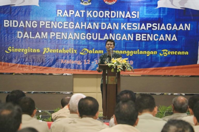 Wagub Emil Dardak : Pemetaan Daerah Bencana Secara Lengkap Sangat Diperlukan Untuk Mengurangi Resiko Bencana