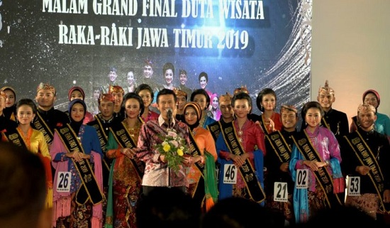 Wagub Emil Dardak Menghadiri Malam Grand Final Duta Wisata Raka-Raki Jawa Timur 2019