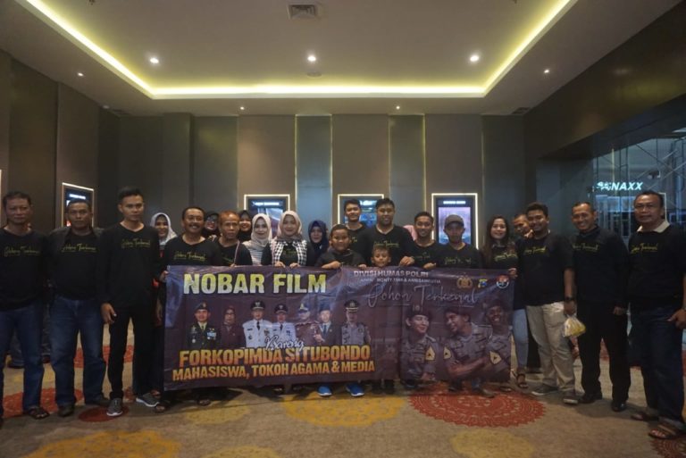 Nobar Film Kapolres Situbondo Dandim 0823/ Situbondo, Mahasiswa Dan Forkopimda