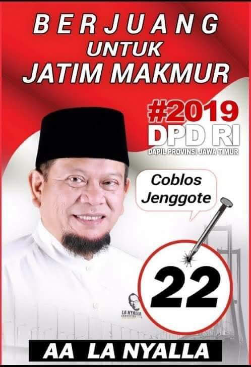 Bertekad Memakmurkan Jatim, La Nyalla Maju Lewat DPD RI no.22 Dapil Jawa Timur