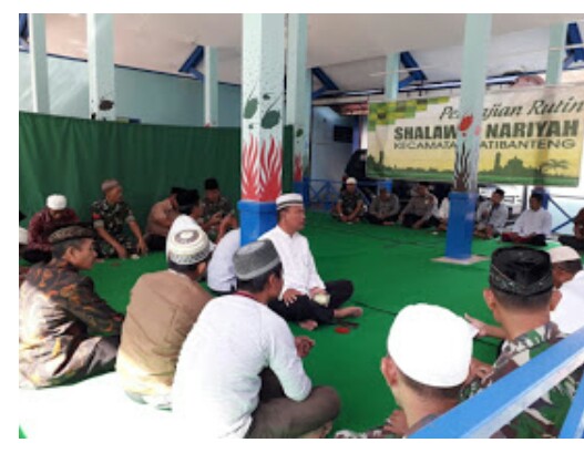 Pengajian Rutin Sholawat Nariyah Dihadiri Danramil Jatibanteng