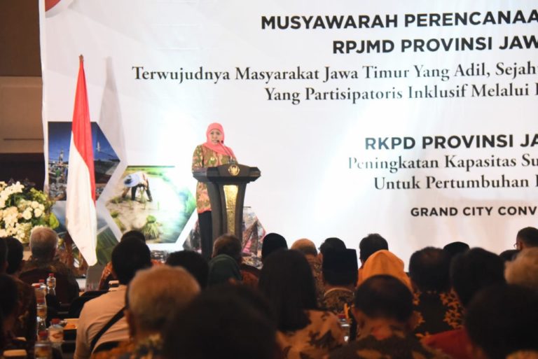 Gubernur Khofifah :Pemprov Jatim Lakukan Tiga Intervensi Atasi Kemiskinan dan Kesenjangan Ekonomi