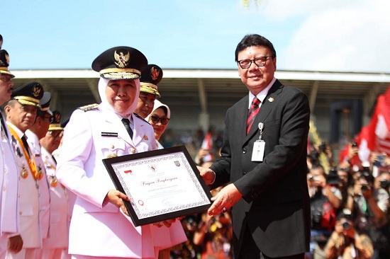 Pemprov Jatim Raih Penghargaan LKPPD Terbaik Se-Indonesia