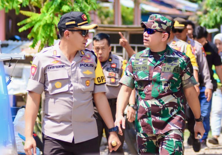 Kekompakan Dan Kebersamaan Kapolres Situbondo, Dandim 0823/Situbondo Memantau PSU Tiga Titik