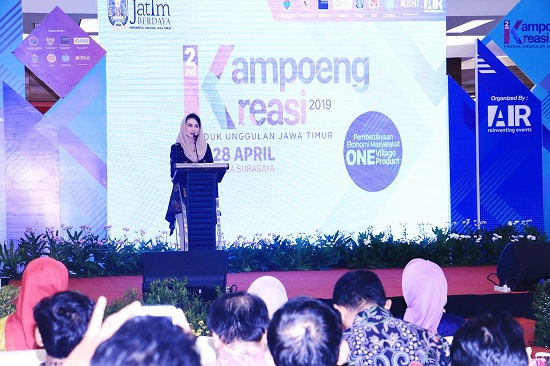Arumi Bachsin Terus Dorong One Village One Product di Jatim