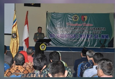 Pangdam V/ Brawijaya Hadiri Pelantikan Rektor Unmer Surabaya