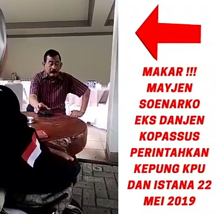 Video Rencana Makar 02 Bocor: 22 Mei, Kalau Jokowi Menang, Tutup KPU, Istana Dan DPR.