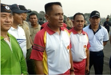 TNI-Polri Gelar Halal Bihalal Dengan Olahraga Bersama