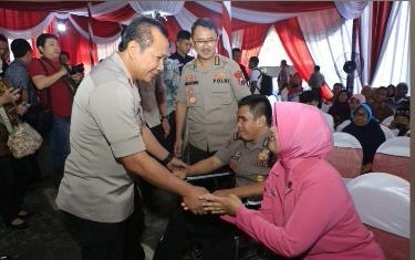 Jelang HUT Bhayangkara Ke73, Wakapolda Jatim Pimpin Kegiatan Baksos Kesehatan