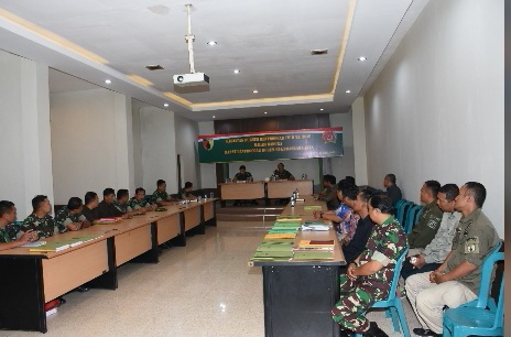Korem 084/Bhaskara Jaya Terima Kunjungan Tim Spamad