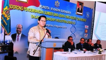 Ali Affandi Terpilih Secara Aklamasi Sebagai Ketua Umum Kadin Surabaya