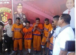 Polda Jatim Gulung Komplotan Curanmor