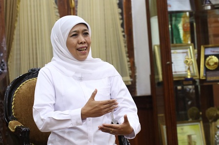 Khofifah : Jatim Kondusif Terima Kasih Mahasiswa dan Komponen Masyarakat