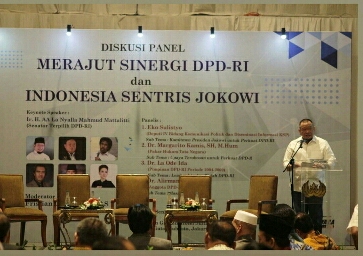 La Nyalla: Di Era Jokowi Pastikan Percepat Pembangunan Indonesia Sentris