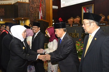 Pimpinan DPRD Jatim 2019-2024 Resmi Dilantik, Agenda Berikutnya Menyusun AKD
