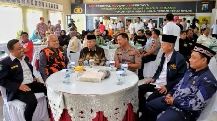 Kapolresta Sidoarjo Jalin Komunikasi Bersama Ormas Pemuda Pancasila, GP Anshor, KNPI, FKPPI, LSM dan Suporter Guna Kondusifitas Kamtibmas