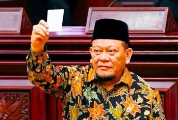 La Nyalla: “Kita Jangan Jadi Bangsa Penonton di Era Digital, Saat Peresmian Palapa Ring”