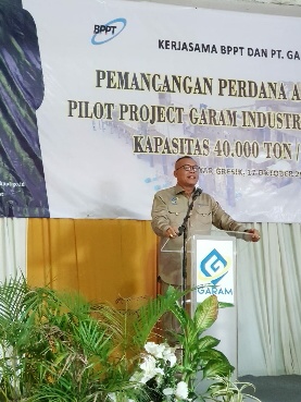 Kerjasama BPPTdan PT. Garam (Persero) Dalam Pemancangan Perdana Alat Proses Garam Industri